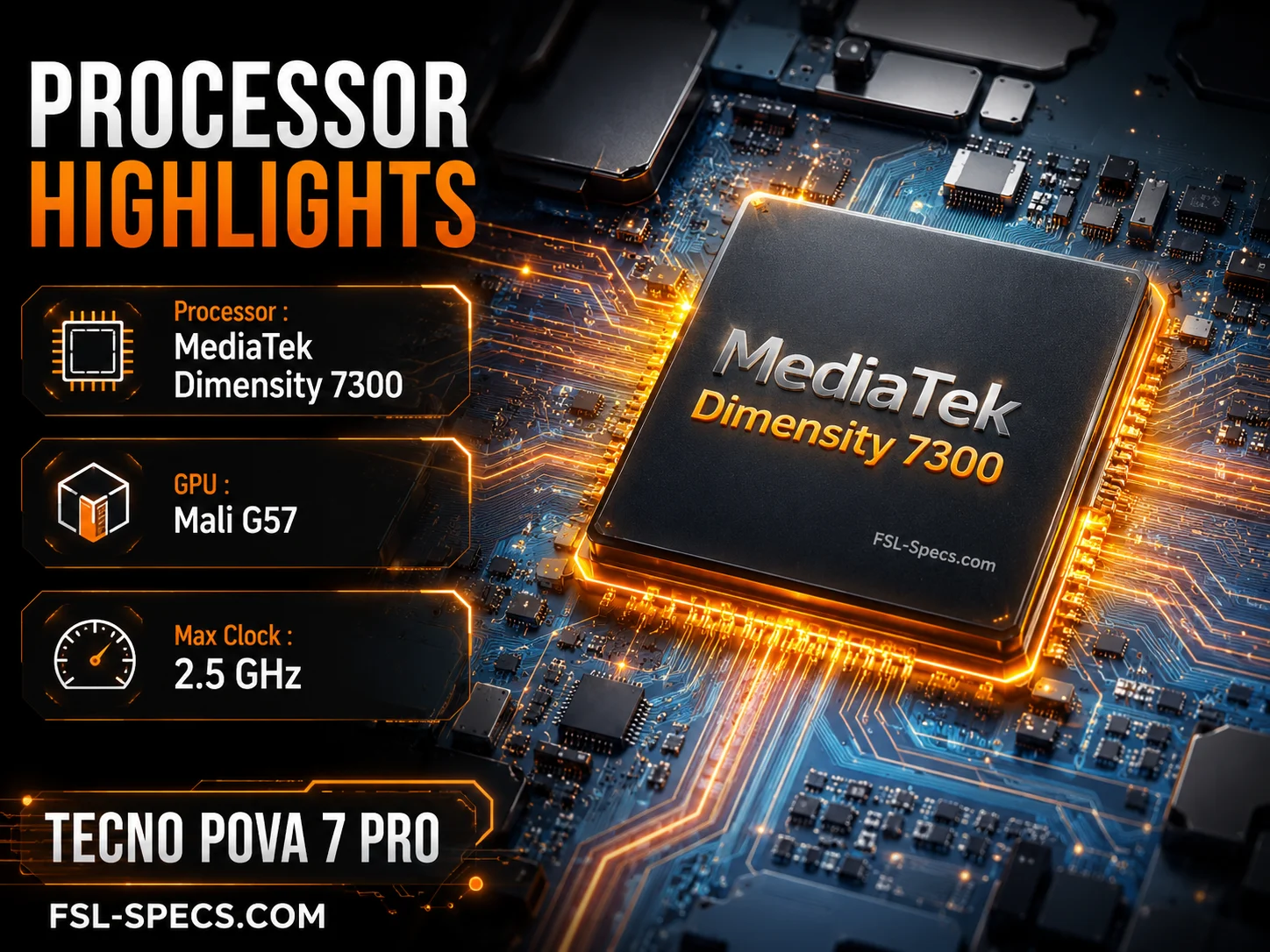 Tecno Pova 7 5G Processor FSL-Specs.com