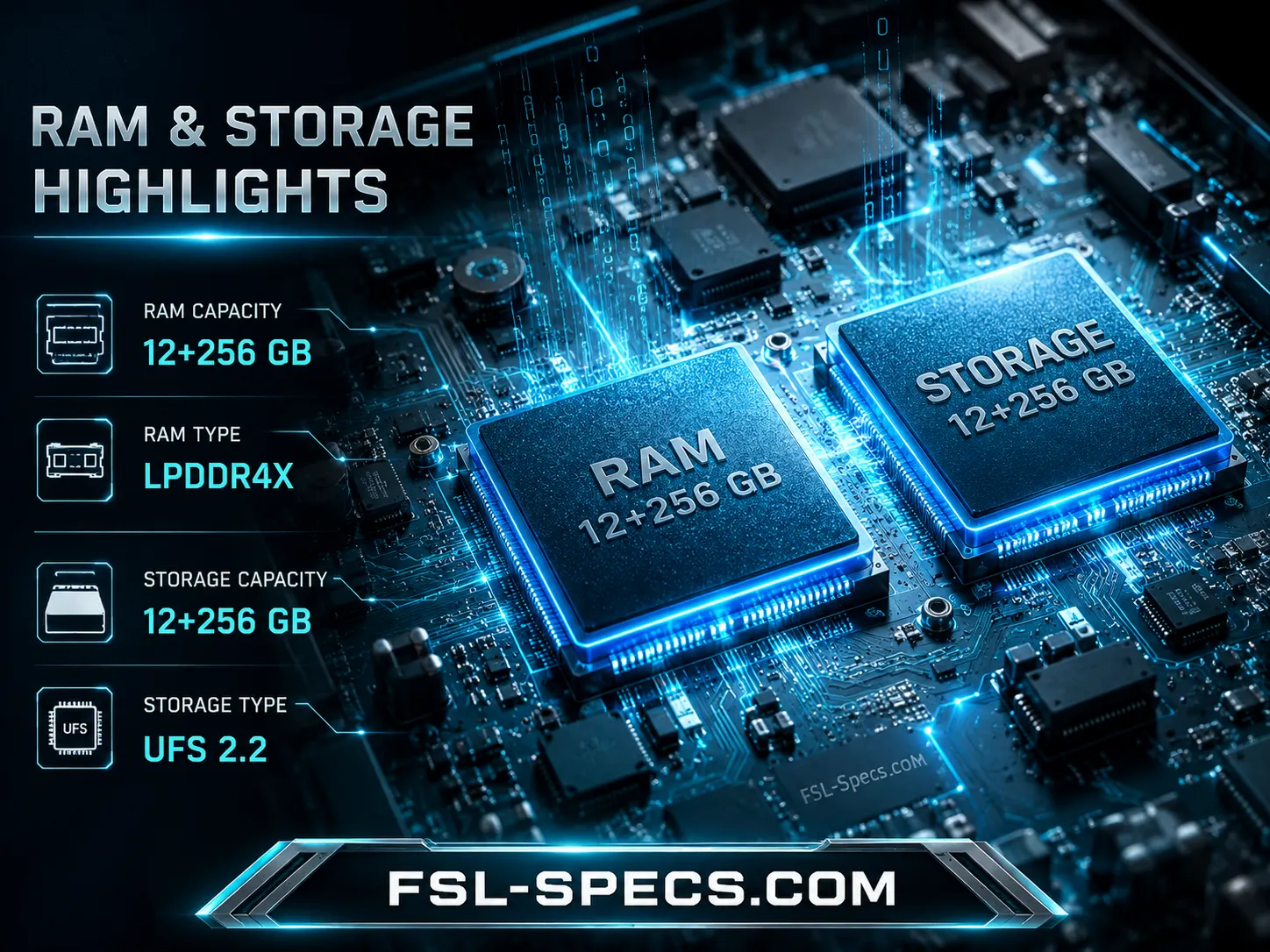 Tecno Pova 7 Pro memory FSL-Specs.com
