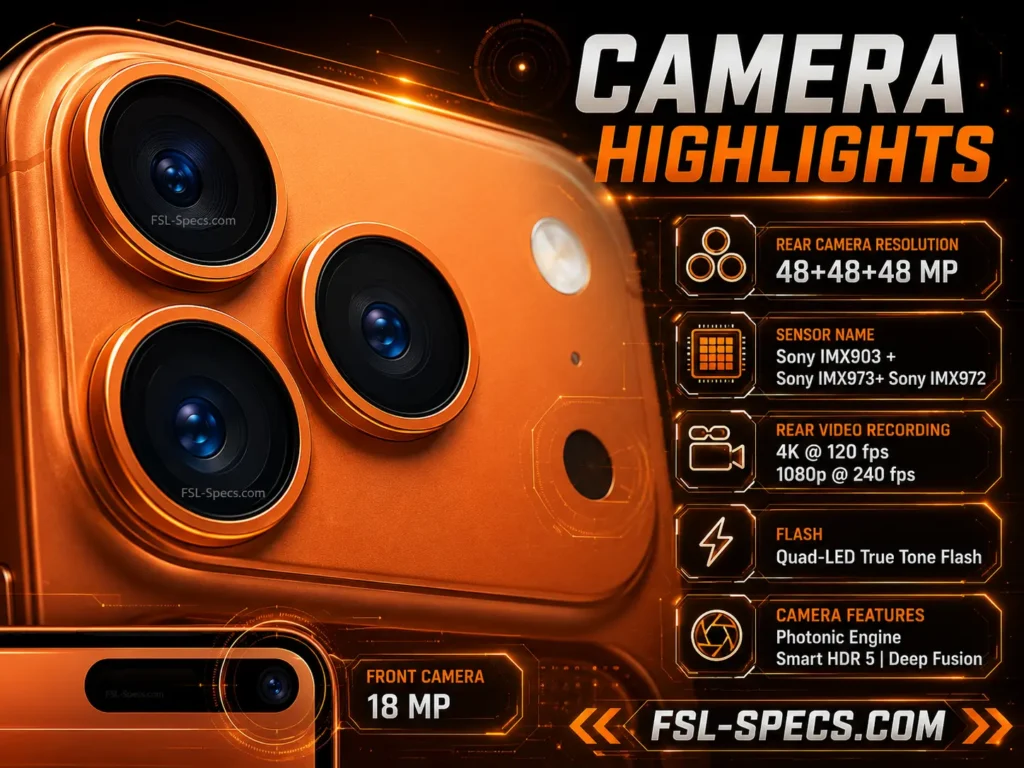 iphone 17 pro max - FSL Specs