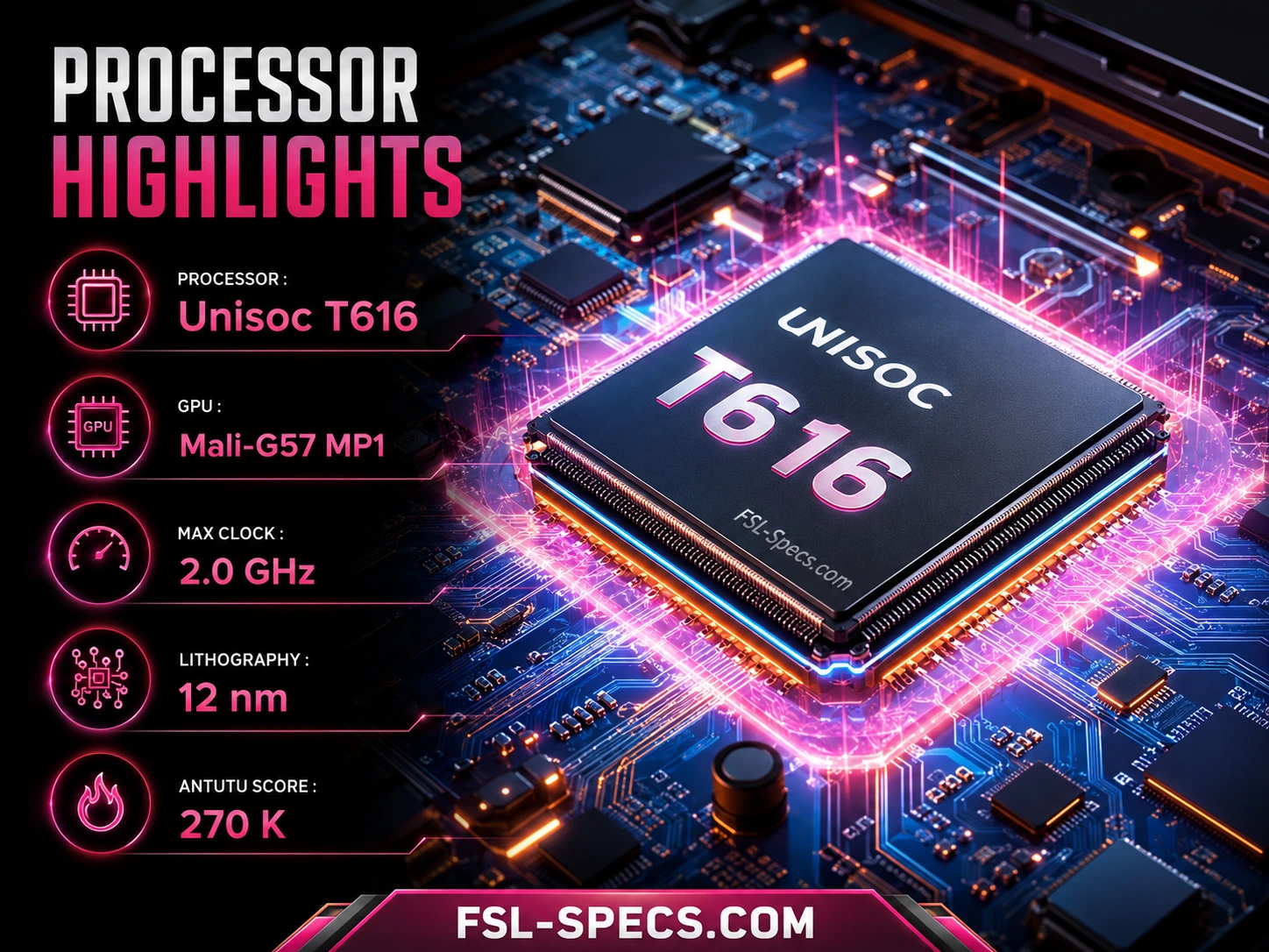 Itel S23+ processor FSL-Specs.com