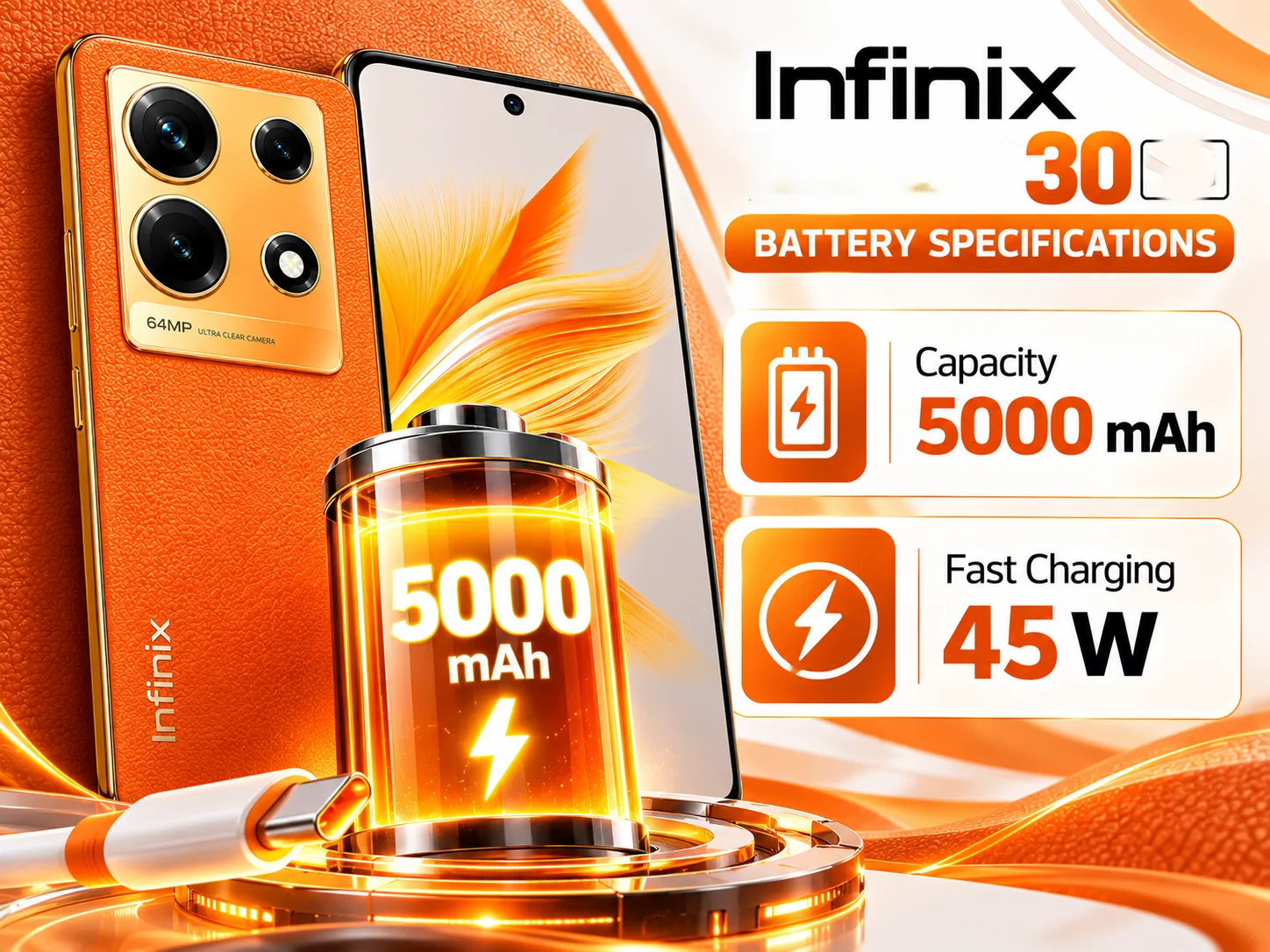 Infinix Note 30 4G battery