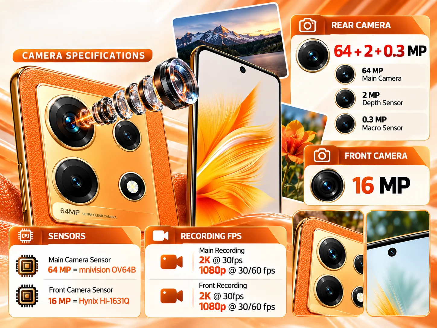 Infinix Note 30 4G camera
