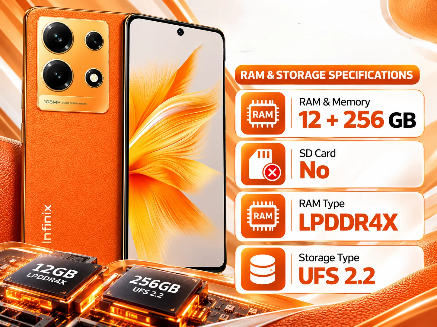 Infinix Note 30 4G ram and memory